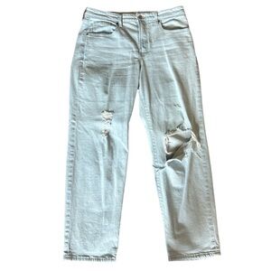 Old Navy O.G. Loose Light Blue Distressed Women's Jeans